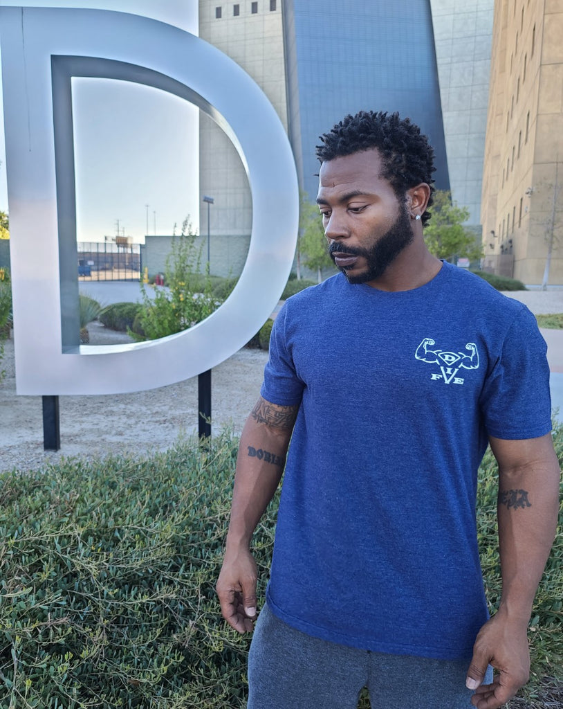 D-Five Heather Navy Dominate T-Shirt